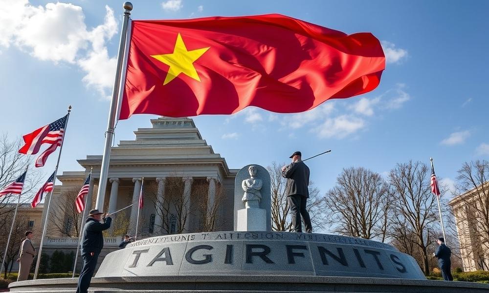 Harrisonburg unveils new Vietnam War Memorial and flag pole dedication