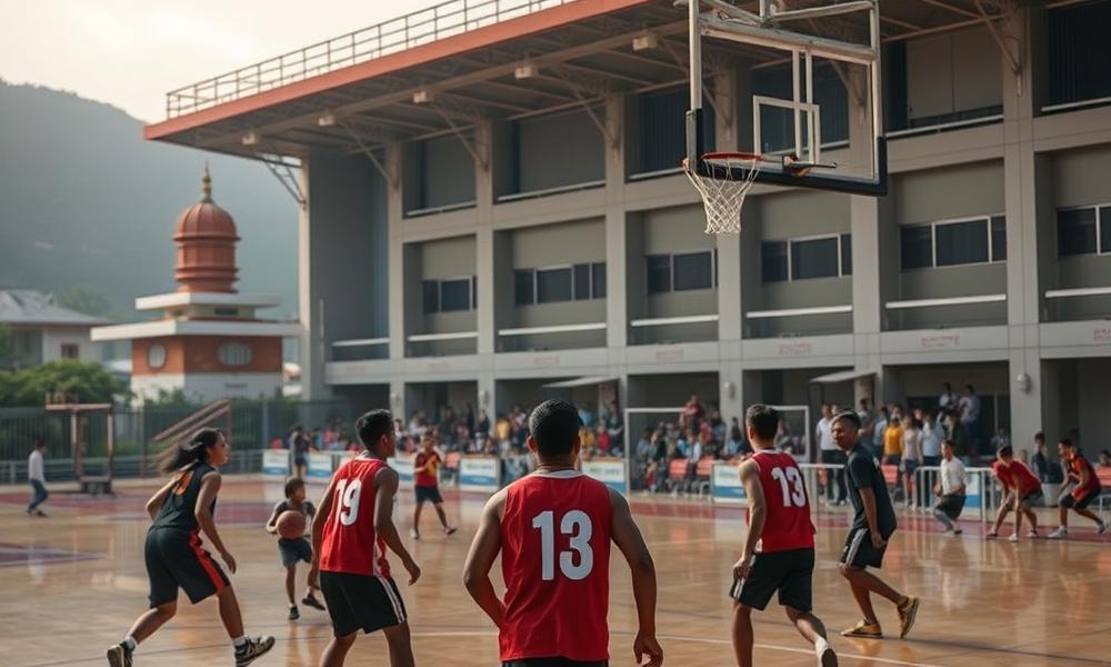New Vientiane venue gives Lao floorball a home