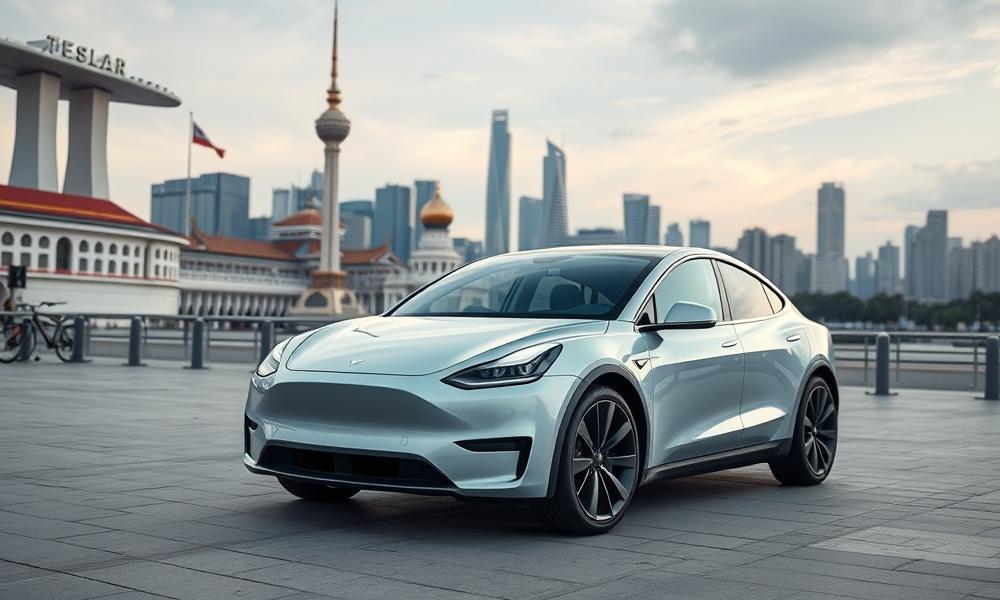 Tesla launches long wheelbase Model Y in Singapore with third row seating
