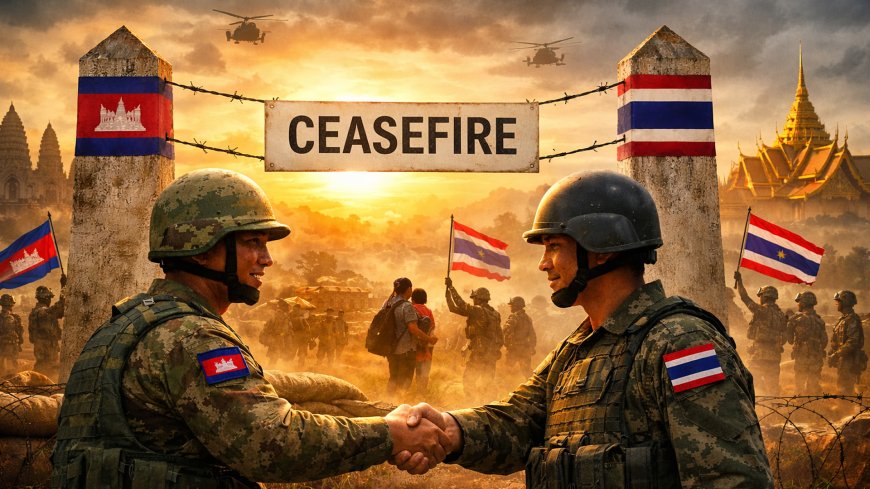 Cambodia and Thailand Agree Immediate Ceasefire Amid Border Clashes After Weeks of Violence